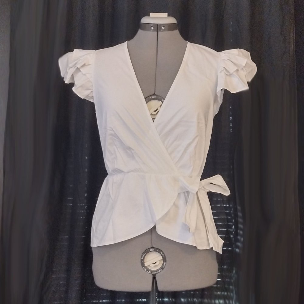 Express Ruffle Peplum Top